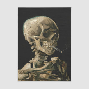 Vincent van Gogh - Skull with Burning Cigarette Tissue Paper
