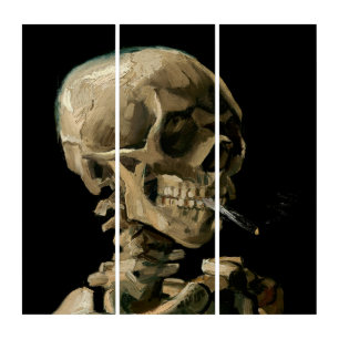 Vincent van Gogh - Skull with Burning Cigarette Triptych