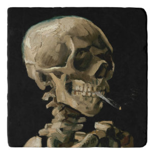 Vincent van Gogh - Skull with Burning Cigarette Trivet