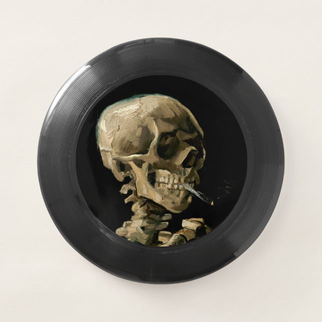 Vincent van Gogh - Skull with Burning Cigarette Wham-O Frisbee (Front)