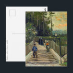 Vincent van Gogh - Sloping Path in Montmartre Postcard<br><div class="desc">Sloping Path in Montmartre - Vincent van Gogh,  1886</div>