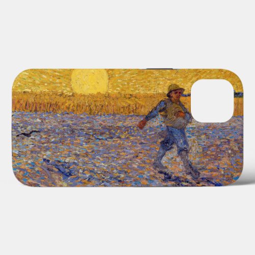 Vincent van Gogh _ Sower with Setting Sun iPhone 13 Case