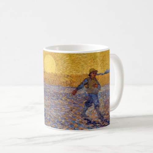 Vincent van Gogh _ Sower with Setting Sun Coffee Mug