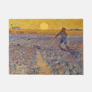 Vincent van Gogh - Sower with Setting Sun Doormat
