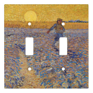 Vincent van Gogh - Sower with Setting Sun Light Switch Cover