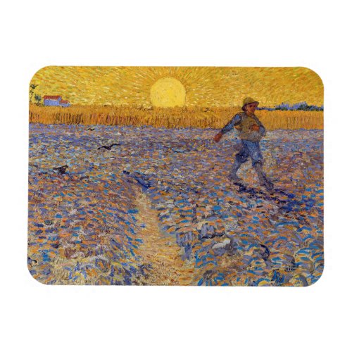 Vincent van Gogh _ Sower with Setting Sun Magnet