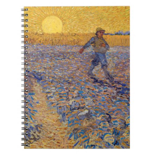 Vincent van Gogh _ Sower with Setting Sun Notebook