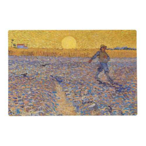 Vincent van Gogh _ Sower with Setting Sun Placemat