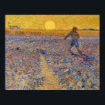 Vincent van Gogh - Sower with Setting Sun Poster<br><div class="desc">The Sower / Sower with Setting Sun - Vincent van Gogh,  Oil on Canvas,  1888,  Arles</div>