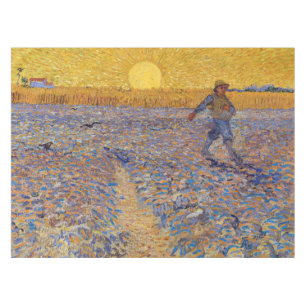 Vincent van Gogh - Sower with Setting Sun Tablecloth