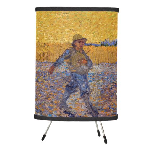 Vincent van Gogh _ Sower with Setting Sun Tripod Lamp