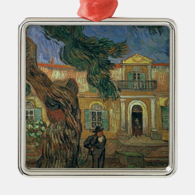 Vincent van Gogh | St. Paul's Hospital, St Remy Metal Ornament (Front)