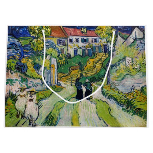 Vincent van Gogh _ Stairway at Auvers Large Gift Bag