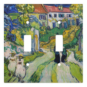 Vincent van Gogh - Stairway at Auvers Light Switch Cover