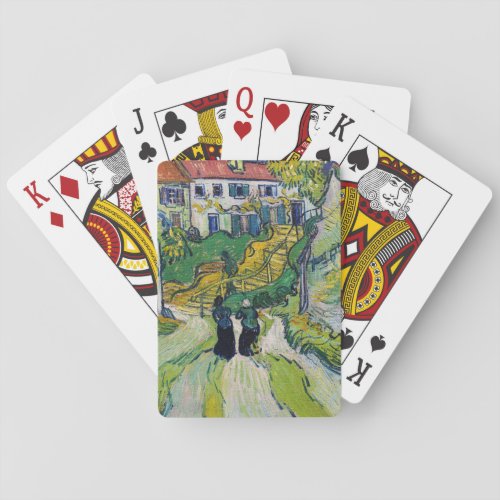 Vincent van Gogh _ Stairway at Auvers Playing Cards