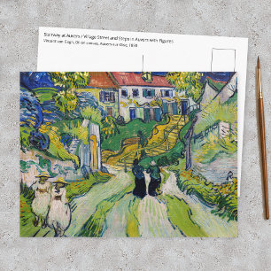 Vincent van Gogh - Stairway at Auvers Postcard