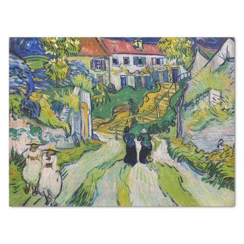 Vincent van Gogh _ Stairway at Auvers Tissue Paper