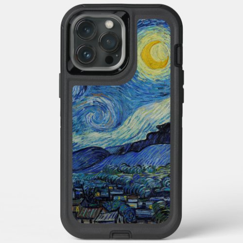 Vincent van Gogh Starry Night 1889 GalleryHD iPhone 13 Pro Max Case