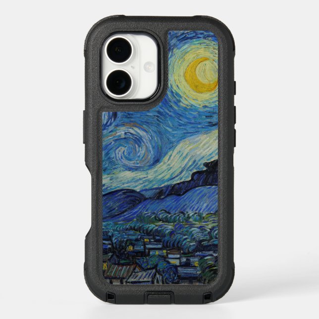 Vincent van Gogh Starry Night 1889 GalleryHD Otterbox iPhone Case (Back)