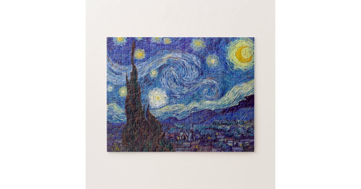Custom The Starry Night (Van Gogh 1889) Preschool Backpack