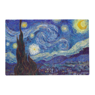VINCENT VAN GOGH - Starry night 1889 Placemat