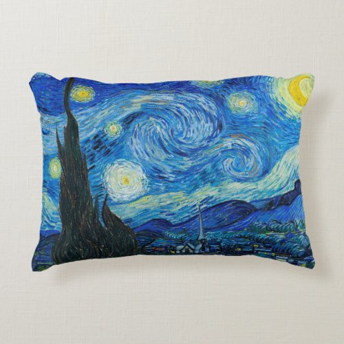 Vincent Van Gogh _ Starry Night Accent Pillow