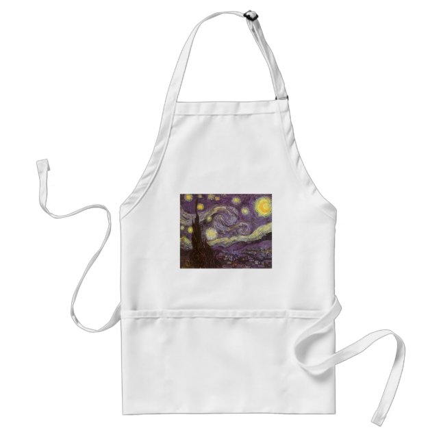 Vincent van Gogh - Starry Night Adult Apron (Front)