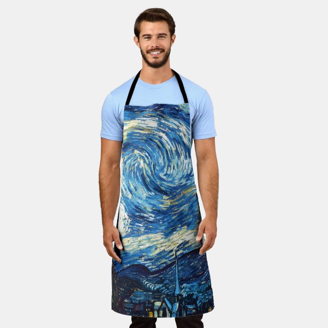 Vincent van Gogh - Starry Night, Apron (Worn)