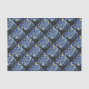 Vincent Van Gogh - Starry Night. Art Painting Tissue Paper