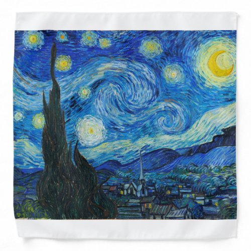 Vincent Van Gogh _ Starry Night Bandana