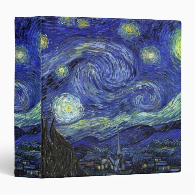 Vincent van Gogh, Starry Night Binder (Front/Spine)