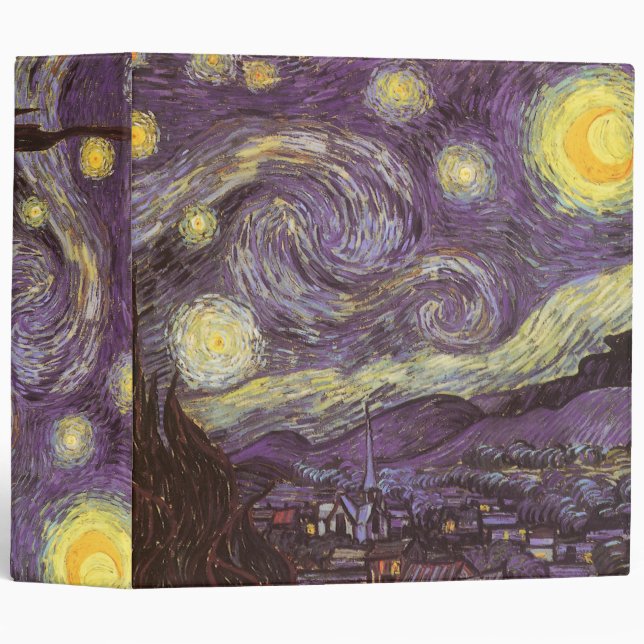 Vincent van Gogh - Starry Night Binder (Front/Spine)