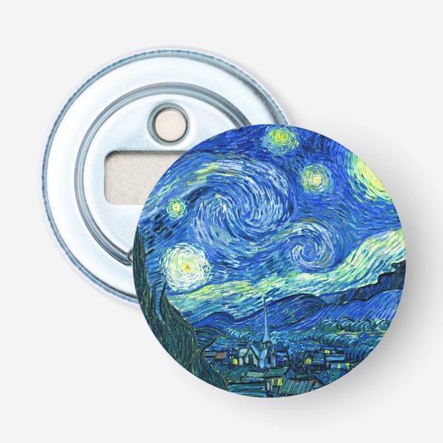 vincent van gogh starry night bottle opener (Front)