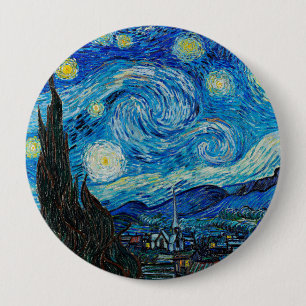 Vincent van Gogh, Starry Night  Button