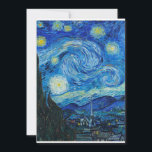 Vincent Van Gogh - Starry Night Card<br><div class="desc">Vincent Van Gogh - Starry Night</div>