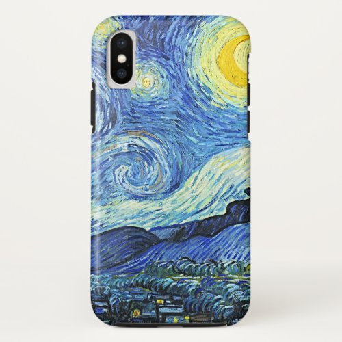 Vincent van Gogh Starry Night iPhone X Case