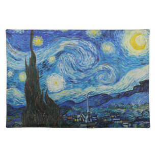 Vincent van Gogh - Starry Night Cloth Placemat