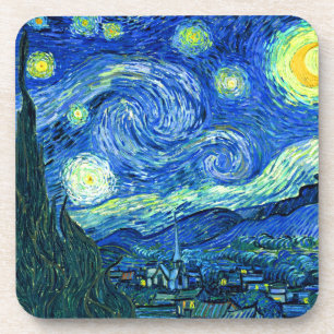 vincent van gogh starry night coaster