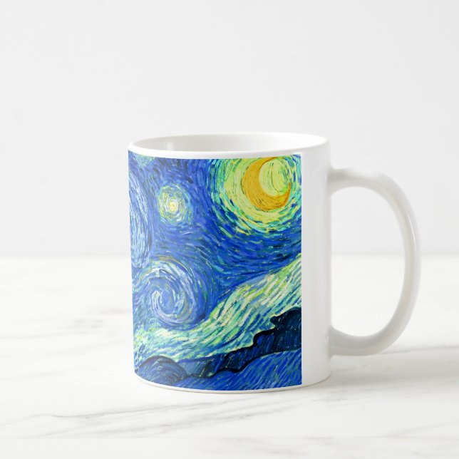 vincent van gogh starry night coffee mug (Right)