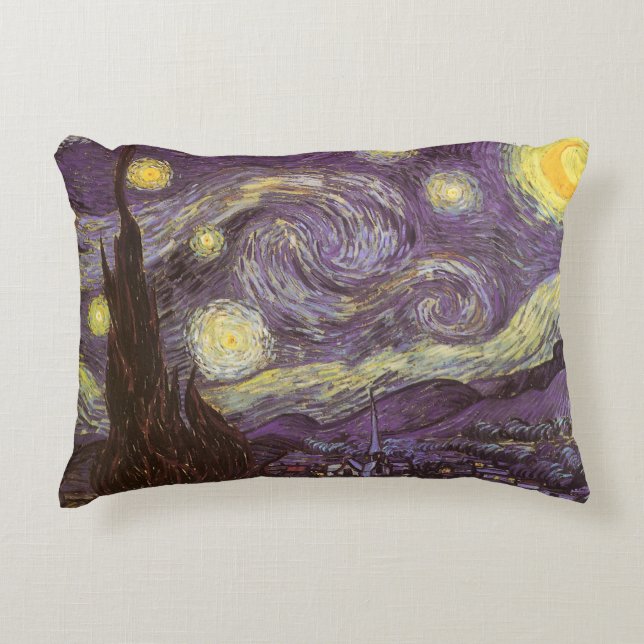 Vincent van Gogh - Starry Night Decorative Pillow (Front)