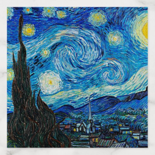 Vincent van Gogh Starry Night Envelope Liner