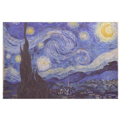 Vincent Van Gogh Starry Night Fabric