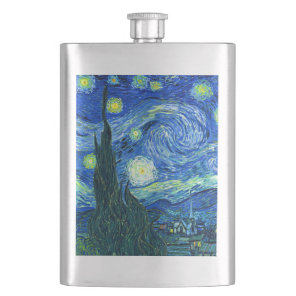vincent van gogh starry night flask
