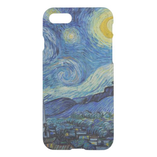 Vincent van Gogh Starry Night GalleryHD Fine Art iPhone SE87 Case