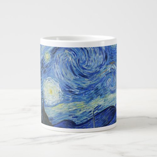 Vincent Van Gogh _ Starry Night Giant Coffee Mug