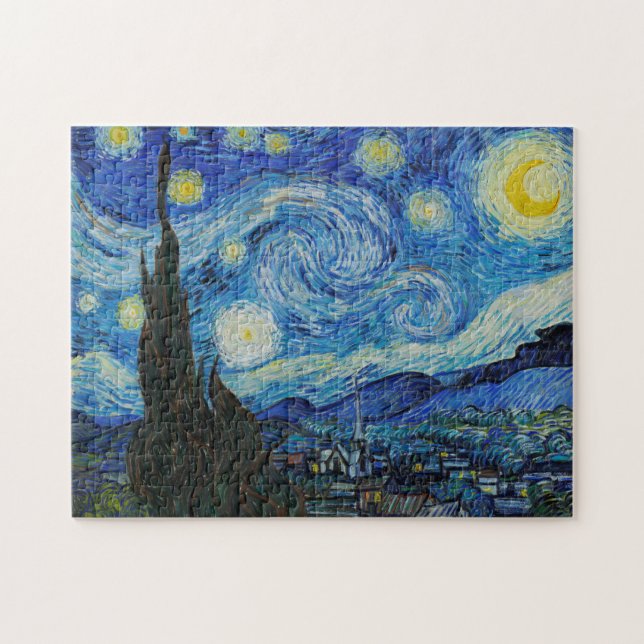 Vincent van Gogh - Starry Night Jigsaw Puzzle (Horizontal)