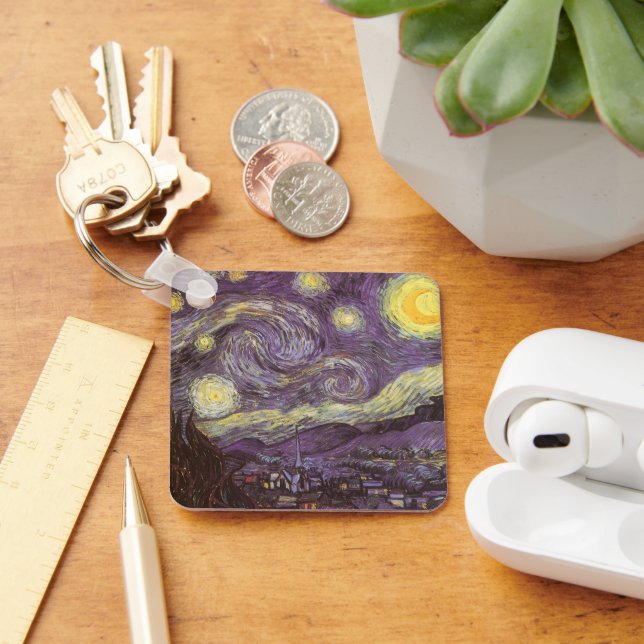 Vincent van Gogh - Starry Night Keychain (Desk)