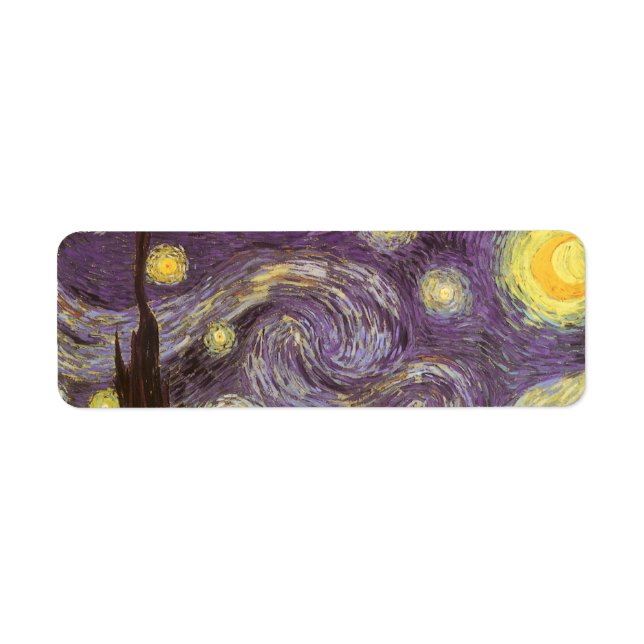 Vincent van Gogh - Starry Night Label (Front)