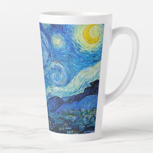 Vincent Van Gogh _ Starry Night Latte Mug