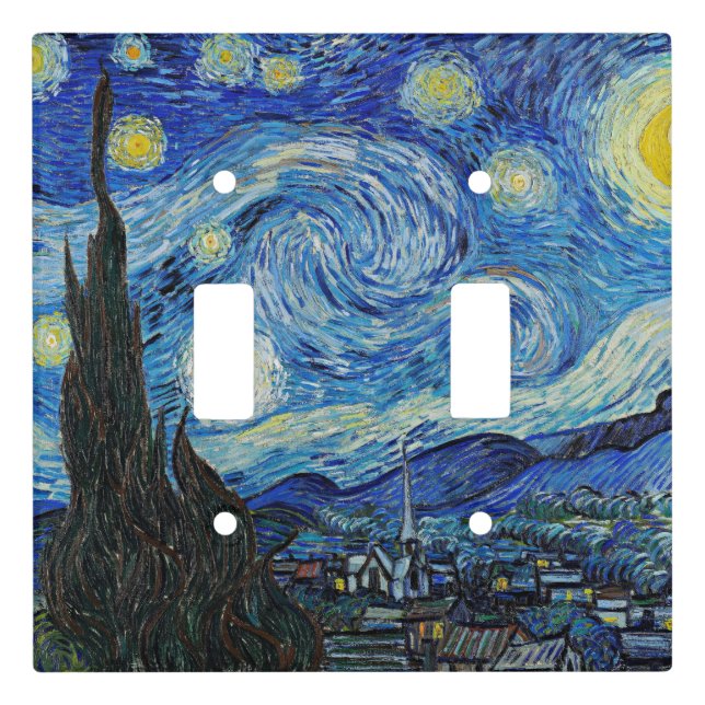 Vincent van Gogh, Starry Night Light Switch Cover (Front)